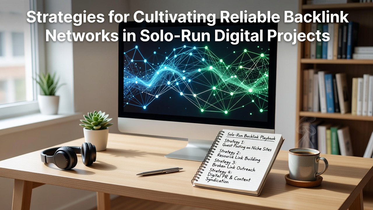 Strategies for Cultivating Reliable Backlink Networks in Solo-Run Digital Projects
